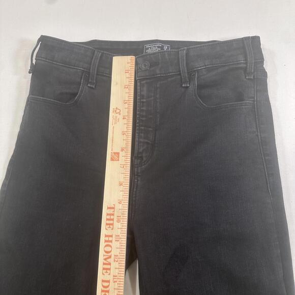 Abercrombie & Fitch Women's Simone High Rise Ankle Flare Denim Jeans Size 29/8R - Picture 7 of 9